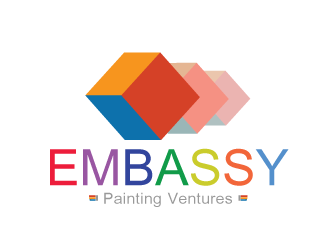 Embassy Painting Ventures logo design by ManishSaini