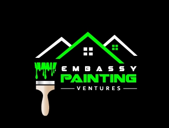 Embassy Painting Ventures logo design by samuraiXcreations