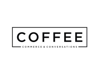 Coffee Commerce & Conversations  logo design by sabyan