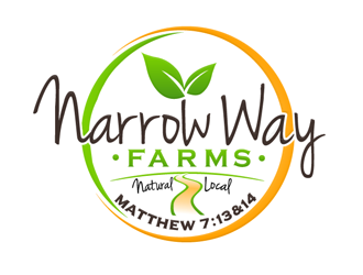 Narrow Way Farms logo design by megalogos