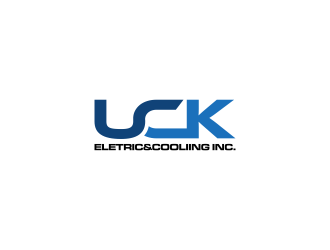 UCK ELETRIC&COOLIING INC. logo design by RIANW