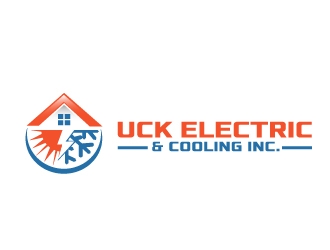 UCK ELETRIC&COOLIING INC. logo design by iBal05