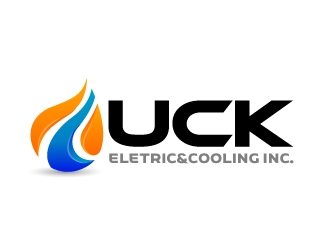 UCK ELETRIC&COOLIING INC. logo design by ElonStark
