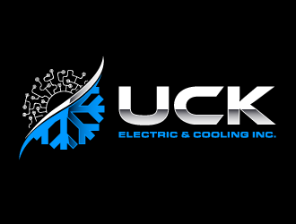 UCK ELETRIC&COOLIING INC. logo design by PRN123