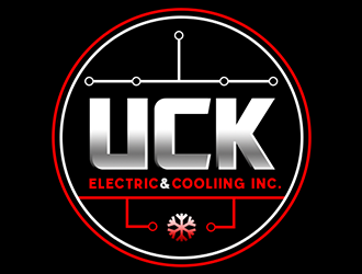 UCK ELETRIC&COOLIING INC. logo design by Optimus