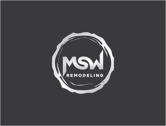MSW Remodeling  logo design by FloVal