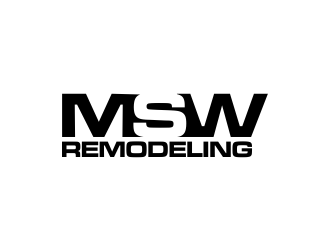 MSW Remodeling  logo design by oke2angconcept