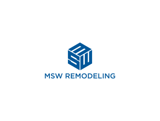 MSW Remodeling  logo design by L E V A R