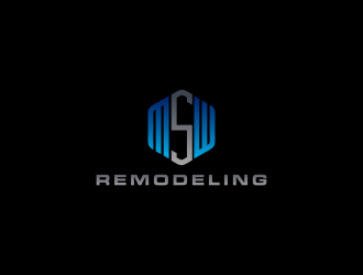 MSW Remodeling  logo design by goblin