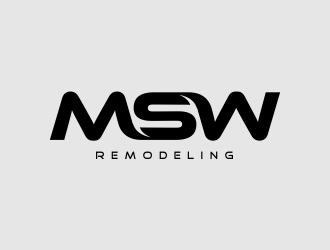 MSW Remodeling  logo design by AisRafa