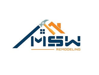 MSW Remodeling  logo design by XyloParadise