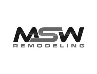 MSW Remodeling  logo design by ndaru