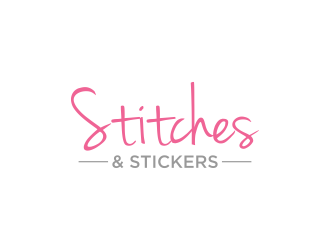 Stitches & Stickers logo design by RIANW