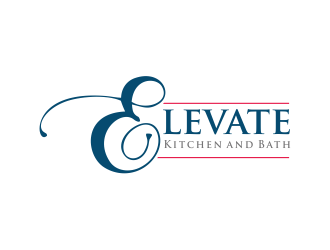 Elevate Kitchen and Bath  logo design by Girly