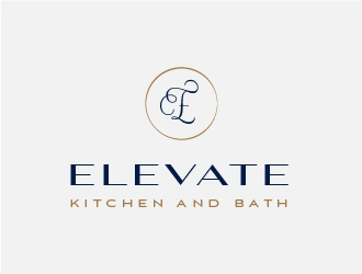 Elevate Kitchen and Bath  logo design by mmyousuf