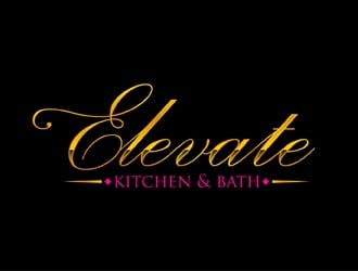 Elevate Kitchen and Bath  logo design by MAXR