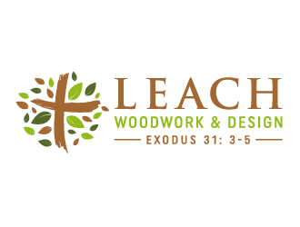 Leach Woodwork & Design logo design by akilis13