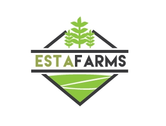 EstaFarms logo design by ElonStark