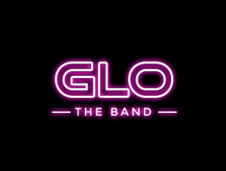 GLO the band logo design by graphica