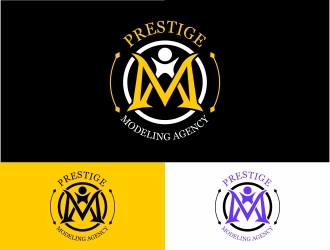 Prestige Modeling Agency logo design by Dhiens
