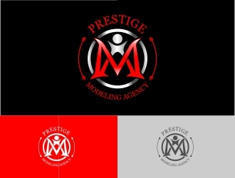 Prestige Modeling Agency logo design by Dhiens