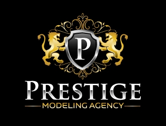 Prestige Modeling Agency logo design by ElonStark