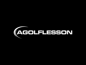 AGolfLesson logo design by santrie