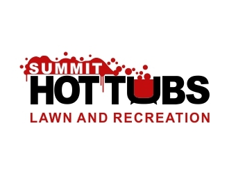 Summit Hot Tubs Lawn and Recreation logo design by dibyo
