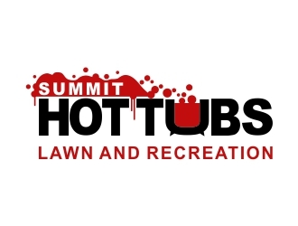 Summit Hot Tubs Lawn and Recreation logo design by dibyo