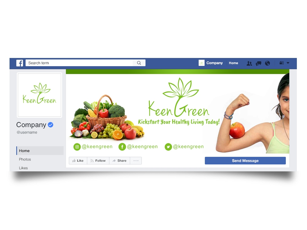 Keen Green logo design by Realistis