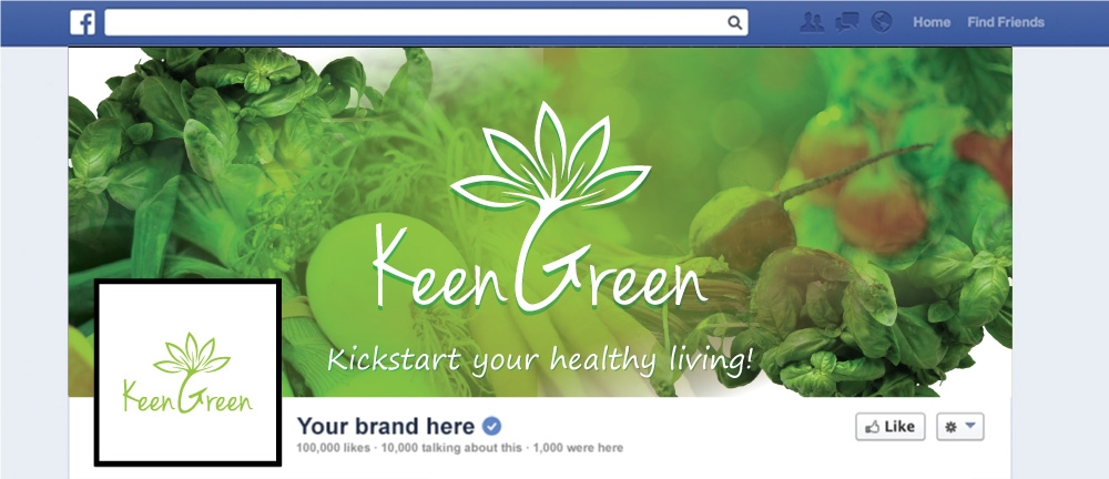 Keen Green logo design by Boomstudioz