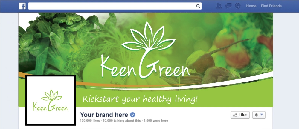 Keen Green logo design by Boomstudioz