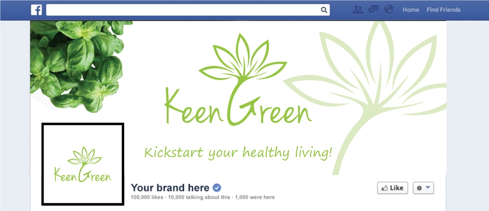Keen Green logo design by Boomstudioz