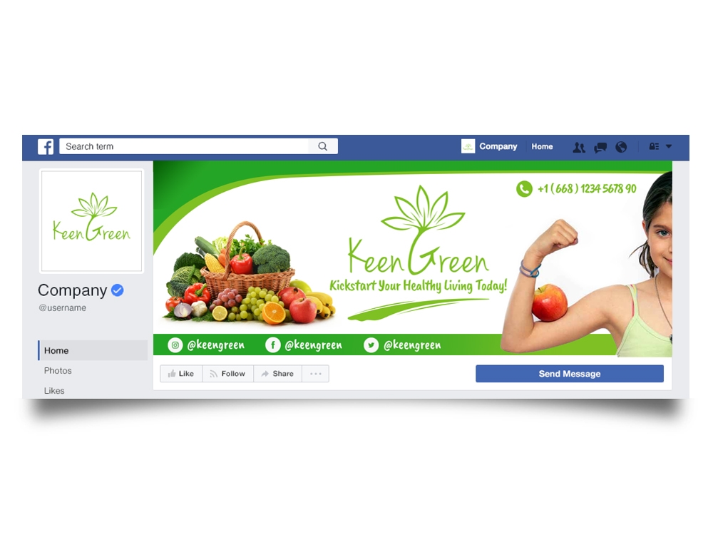 Keen Green logo design by Realistis