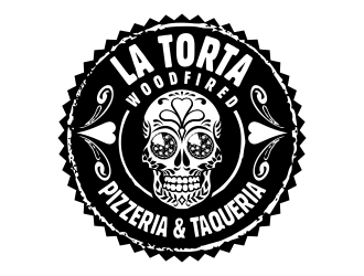 La Torta Woodfired Pizzeria and Taqueria logo design by sgt.trigger