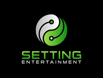 SETTING ENTERTAINMENT logo design by lexipej