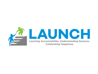 LAUNCH logo design by mikael