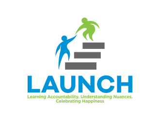 LAUNCH logo design by mikael