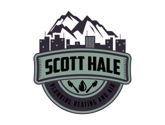 Scott Hale Plumbing Heating and Air  logo design by andriandesain