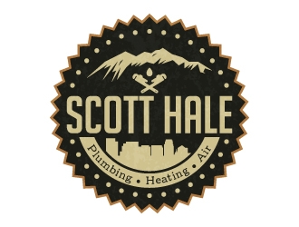 Scott Hale Plumbing Heating and Air  logo design by fries
