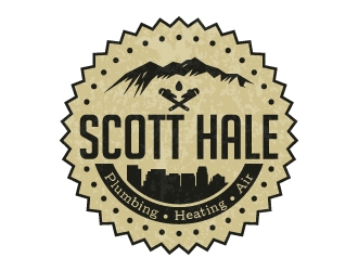 Scott Hale Plumbing Heating and Air  logo design by fries