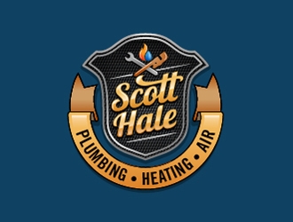 Scott Hale Plumbing Heating and Air  logo design by josephope