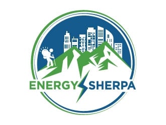 Energy Sherpa logo design by Erasedink