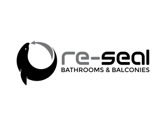 RE-SEAL BATHROOMS & BALCONIES logo design by mutafailan