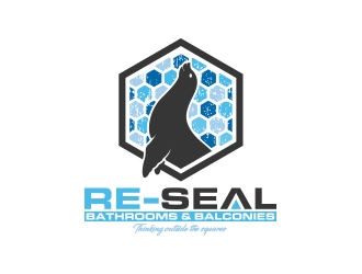 RE-SEAL BATHROOMS & BALCONIES logo design by MarkindDesign