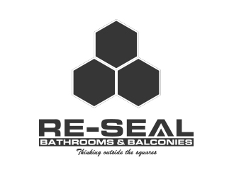 RE-SEAL BATHROOMS & BALCONIES logo design by MarkindDesign