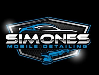 SIMONES MOBILE DETAILING  logo design by ElonStark