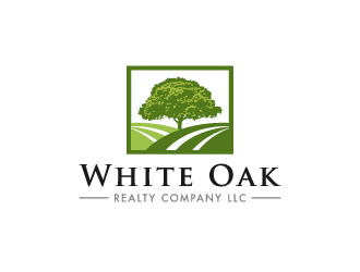 White Oak Realty Company LLC logo design by pencilhand