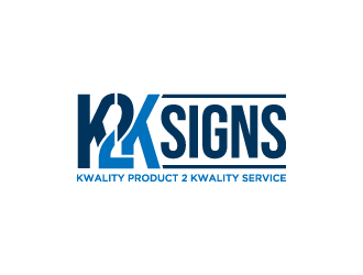 K2K SIGNS logo design by denfransko