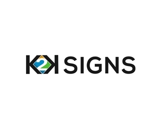 K2K SIGNS logo design by bougalla005